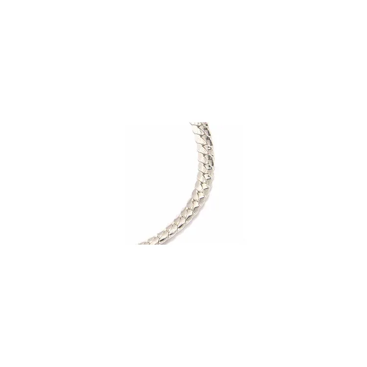 kort victoriakedja i silver 38 cm x 2,9 mm