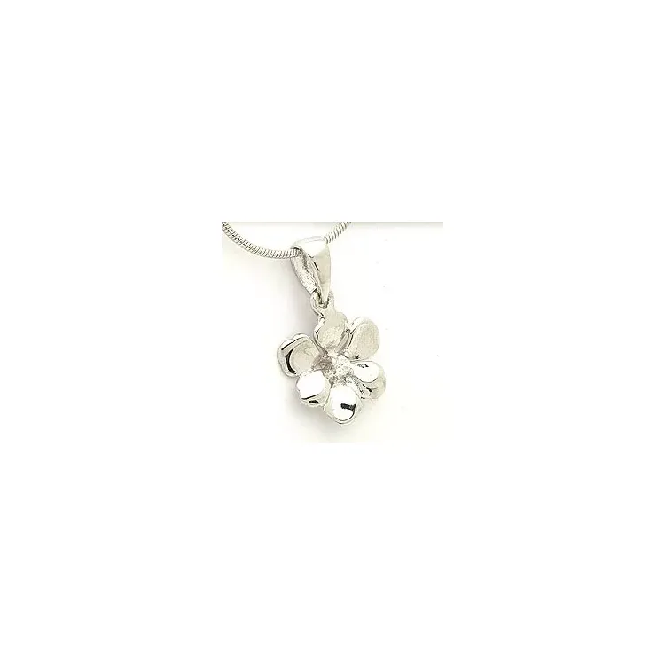 Blommaberlock i silver
