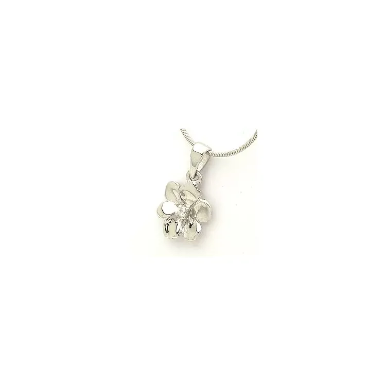 Blommaberlock i silver