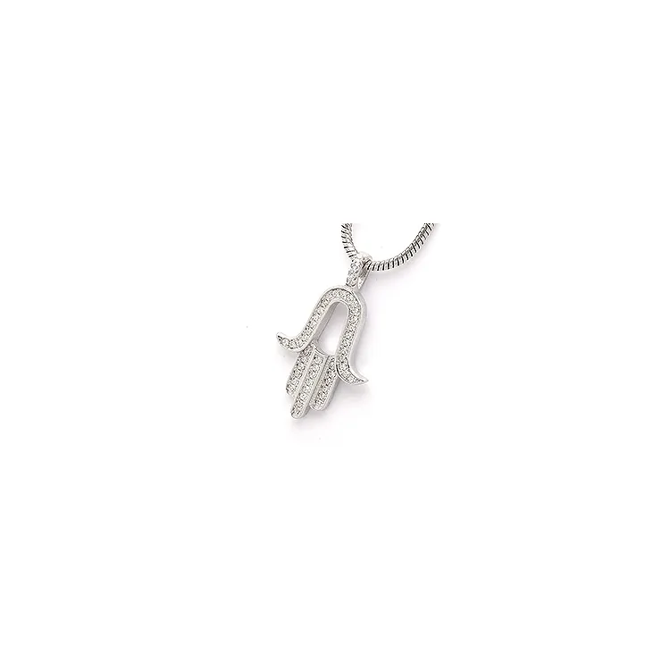 fatimas hand hängen i silver