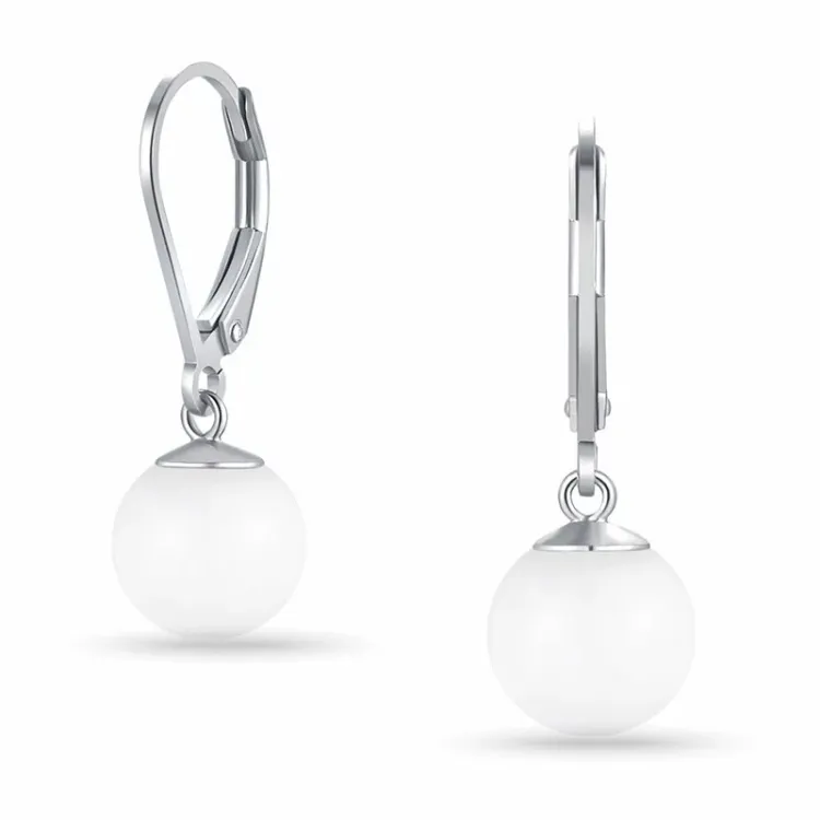 örhängen i silver - Loom Stones
