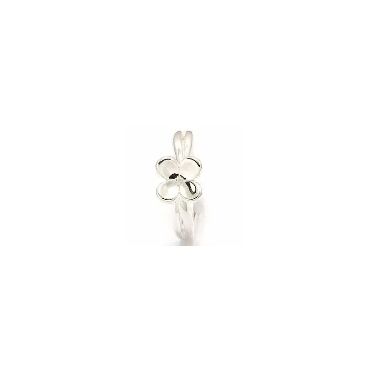 Blommor ring i silver