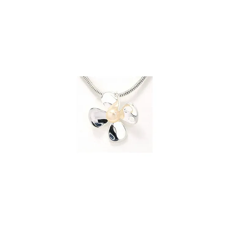 Blommaberlock i silver