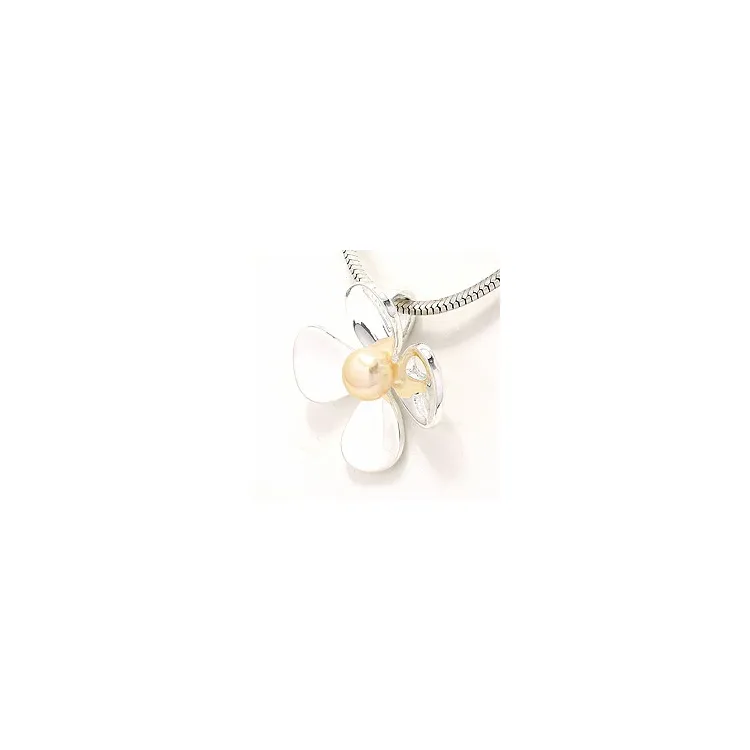 Blommaberlock i silver