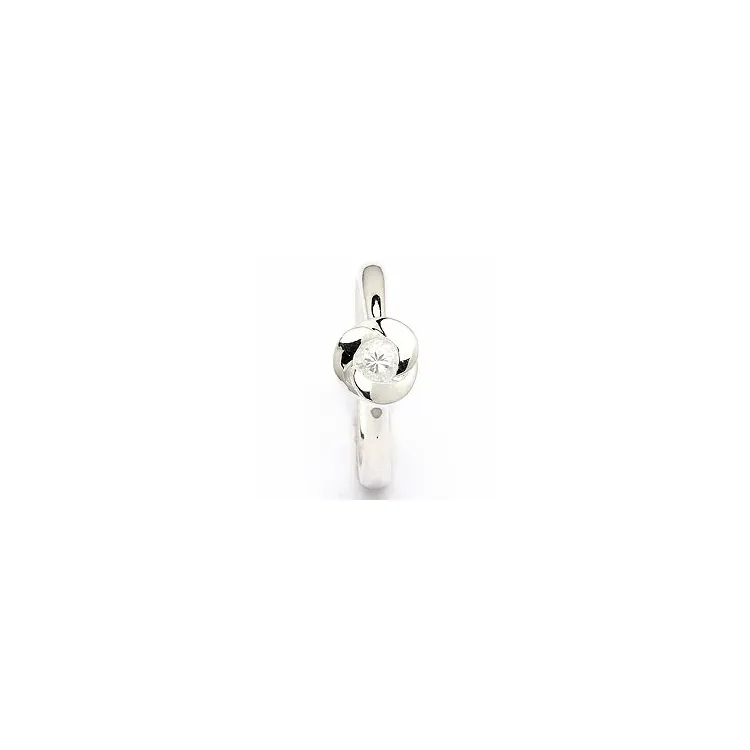 Blommor ring i silver
