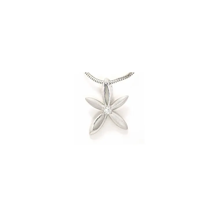 Blommaberlock i silver