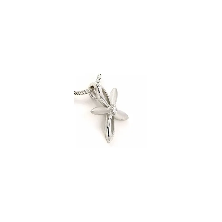 Blommaberlock i silver