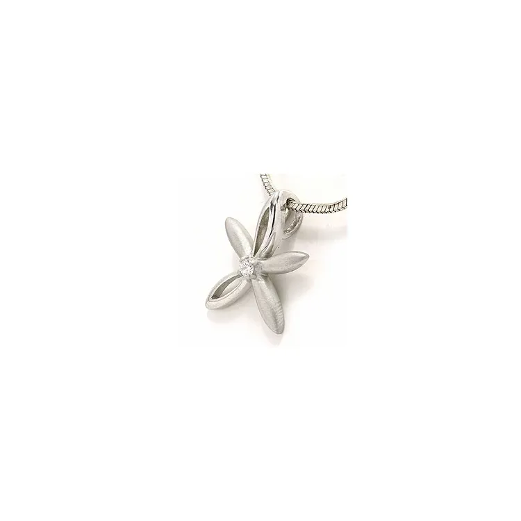 Blommaberlock i silver