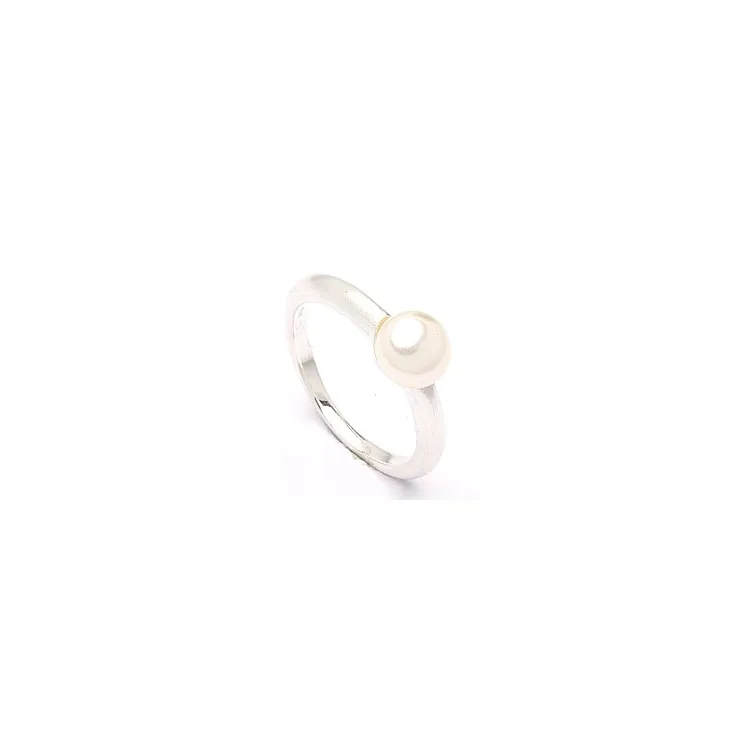 pärla ring i silver