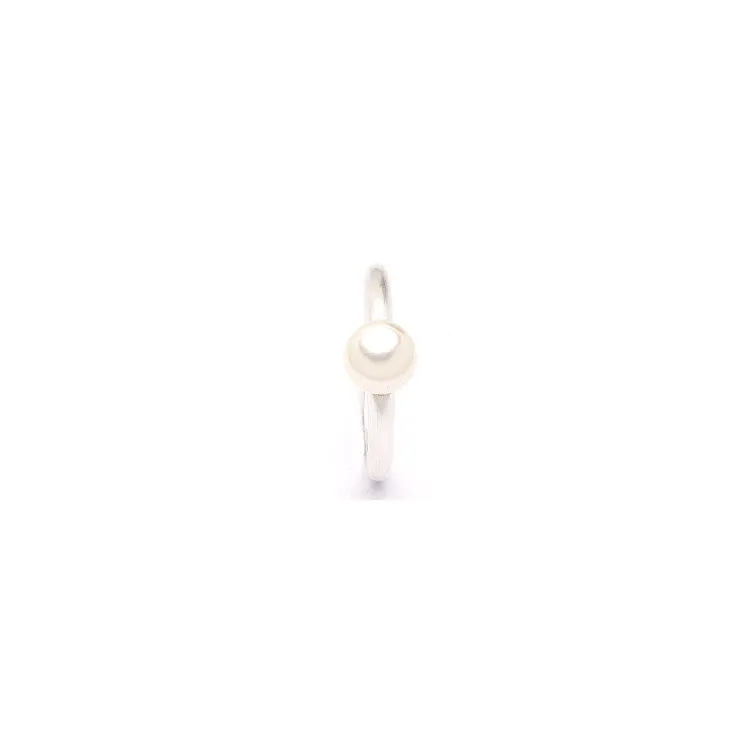 pärla ring i silver