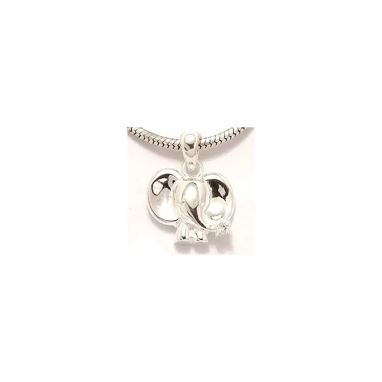 Elefant hängen i silver