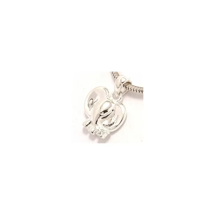 Elefant hängen i silver