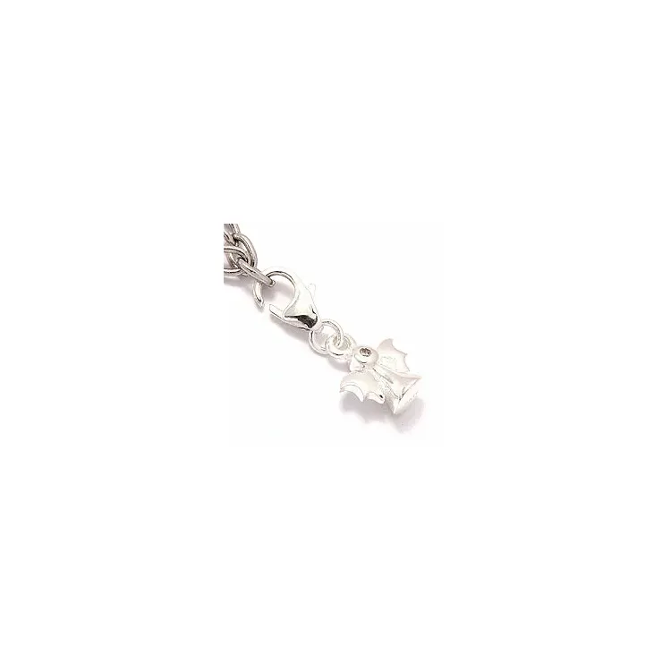 ängel charm i silver 