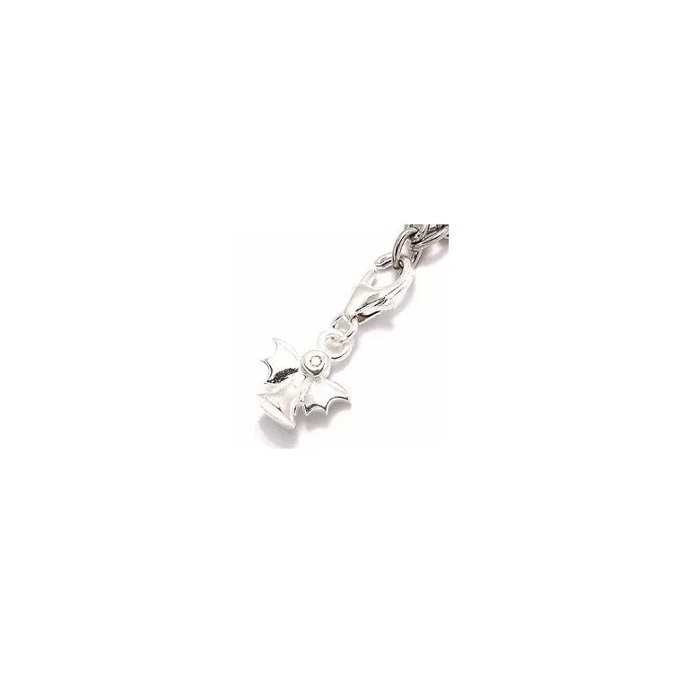 ängel charm i silver 