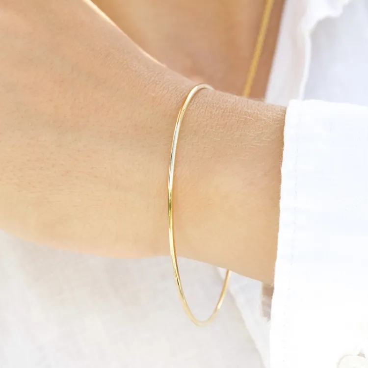 armband i förgyllt silver 65 mm x 65 mm x 2,0 mm