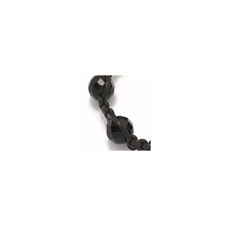 Svart armband i läder