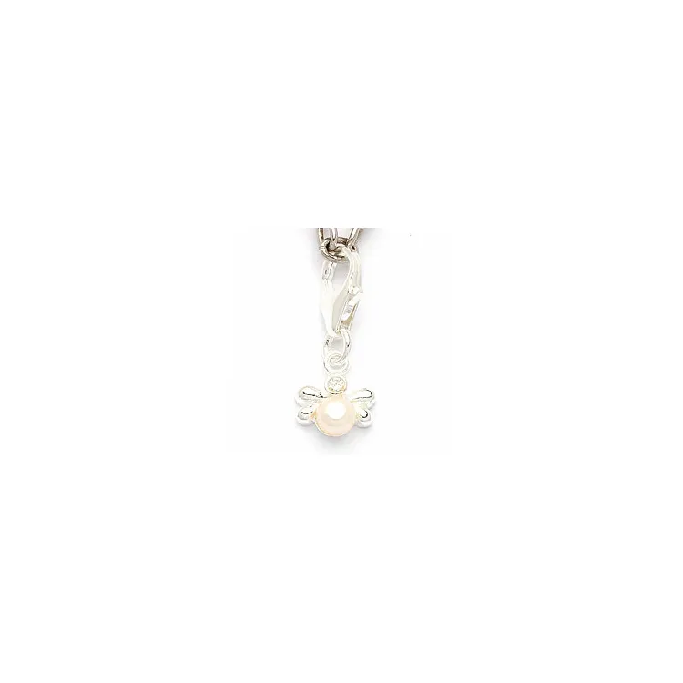 Pärla charm i silver 