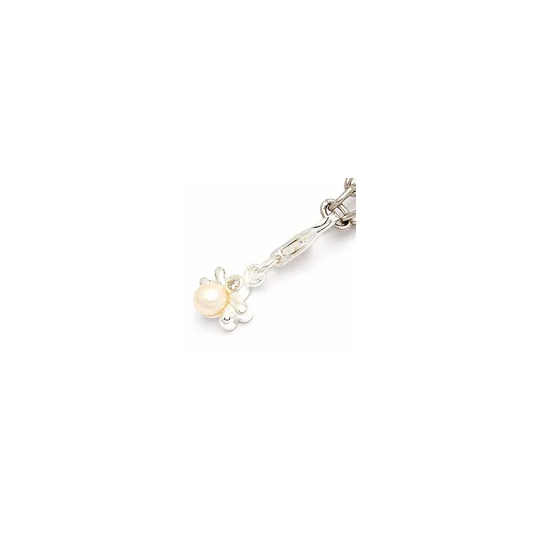 Pärla charm i silver 