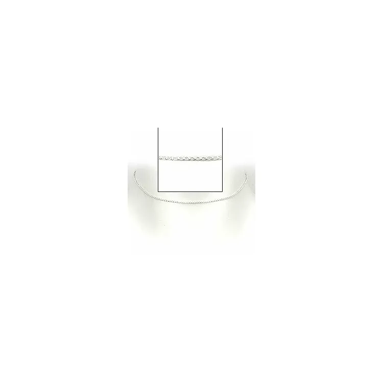 Halsband i silver 34 cm x 1,2 mm