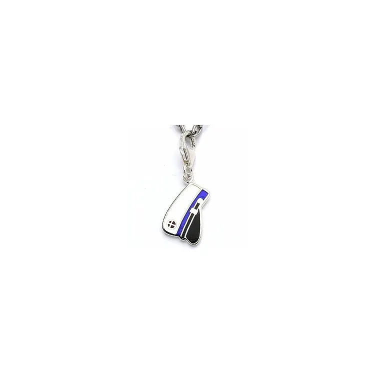 Studentmössa charm i silver