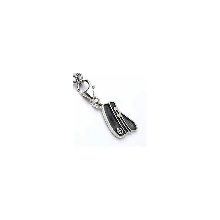 Studentmössa charm i oxiderat sterlingsilver 