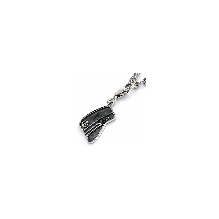 Studentmössa charm i oxiderat sterlingsilver 