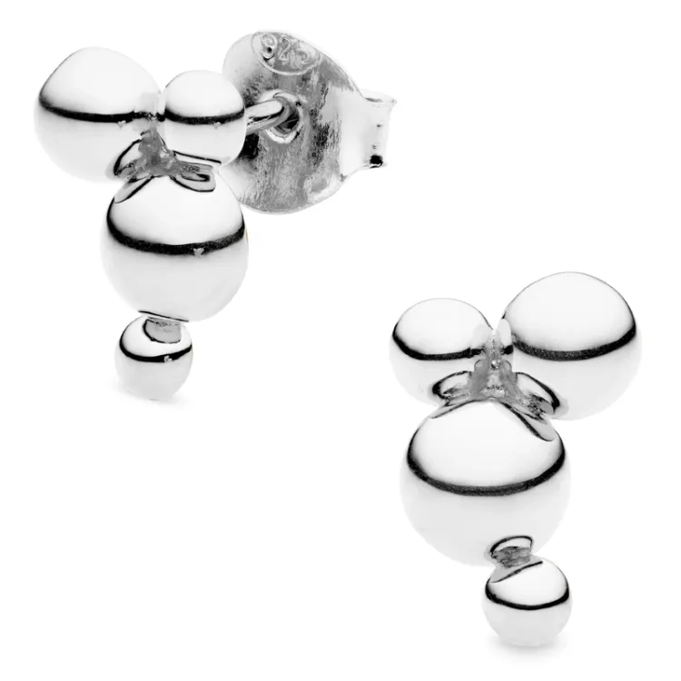 kula örhängen i silver - Bubbly Pure