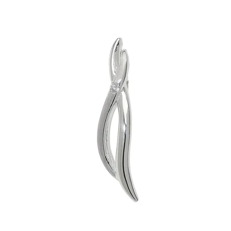 Zirkon hängen i silver