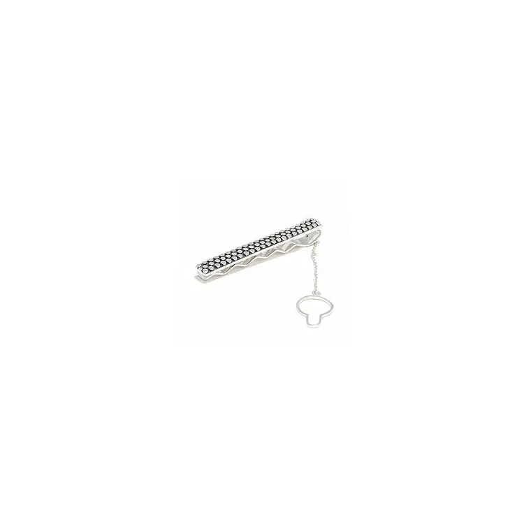 Strukturerad slipsnål i oxiderat sterlingsilver