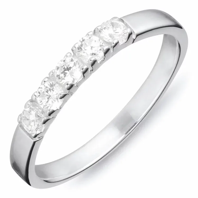 zirkon fingerringar i silver