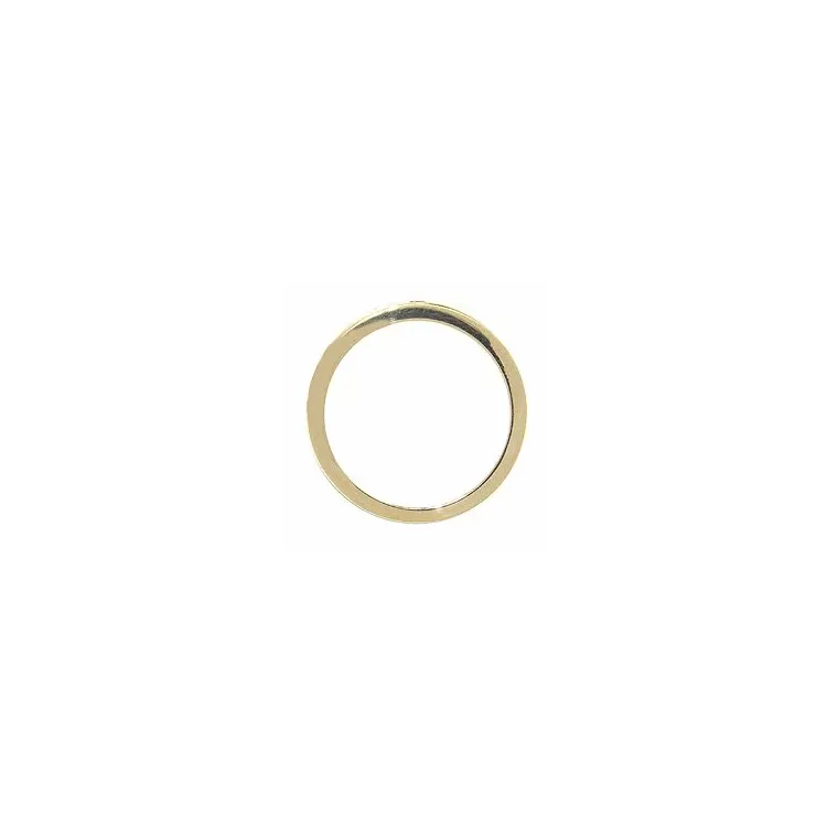 Ring i oxiderat sterlingsilver med 8 karat guld