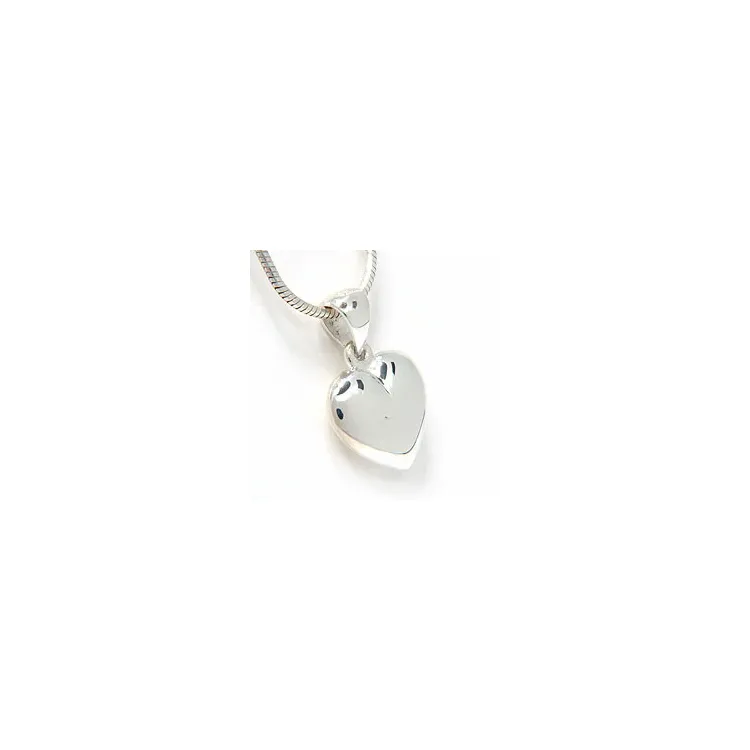 20 x 16 mm hjärthängen i silver