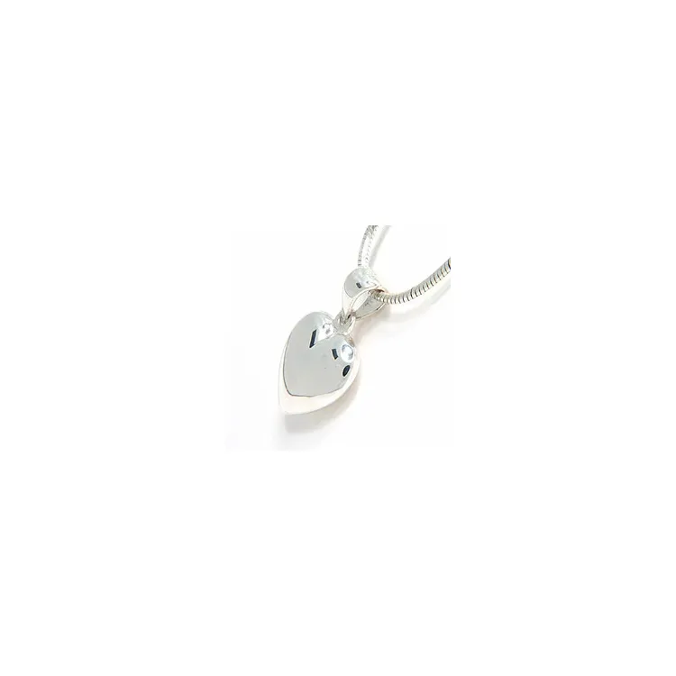 20 x 16 mm hjärthängen i silver