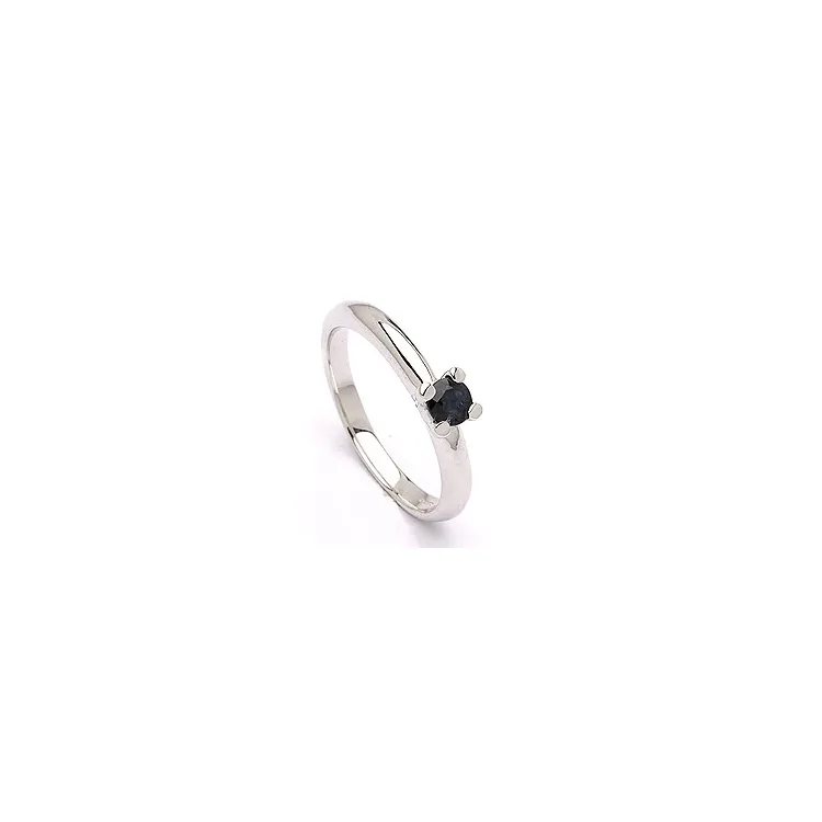 safir silver solitärring i silver