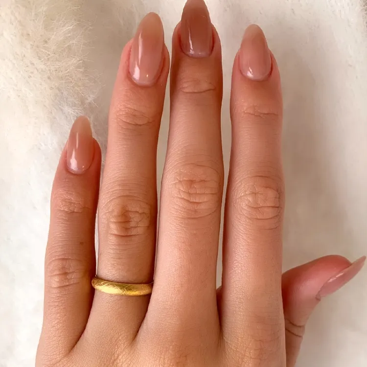 ring i förgyllt silver