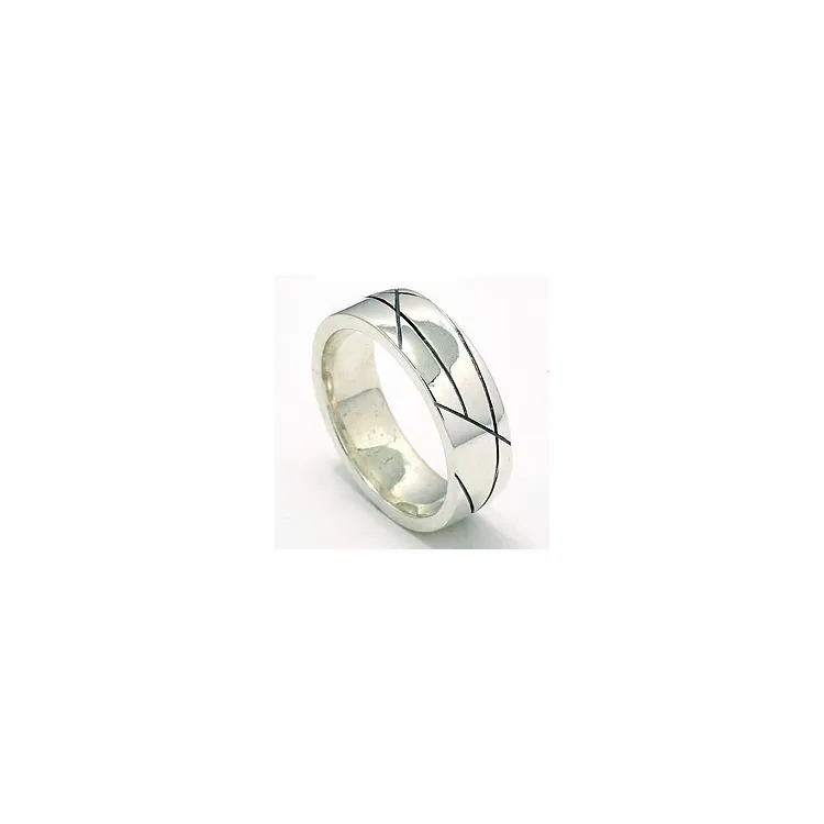 Ring i oxiderat sterlingsilver