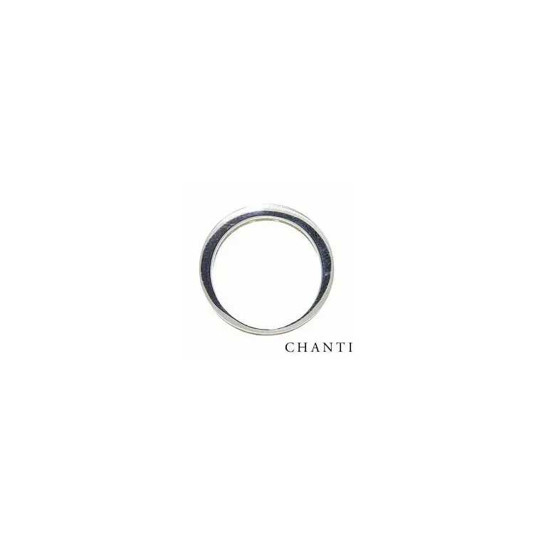 Enkel zirkon ring i silver