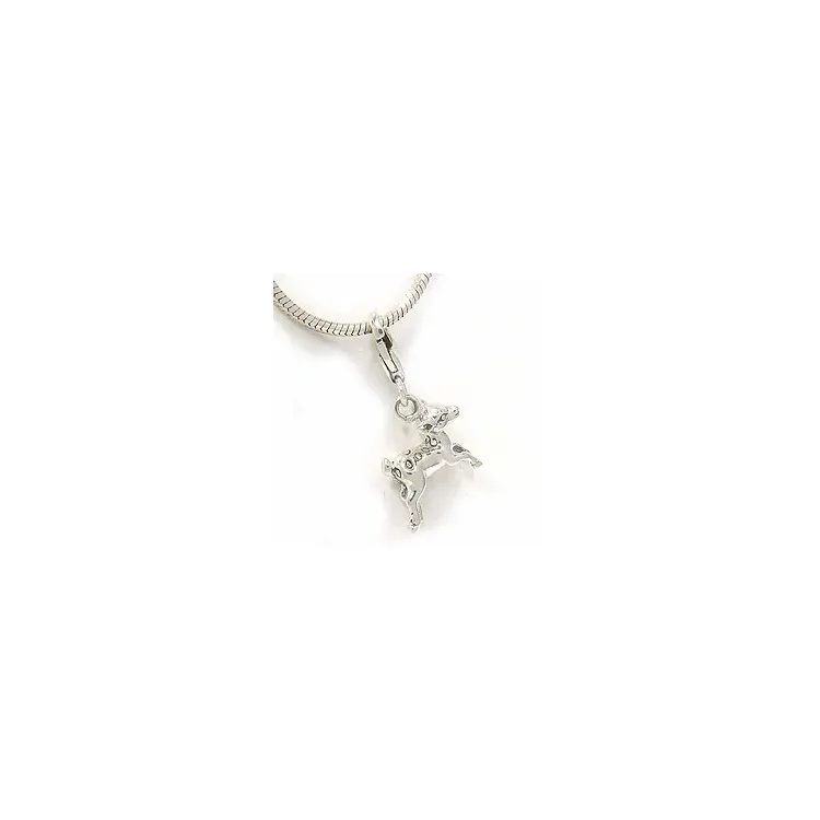 Rådjur charm i silver 