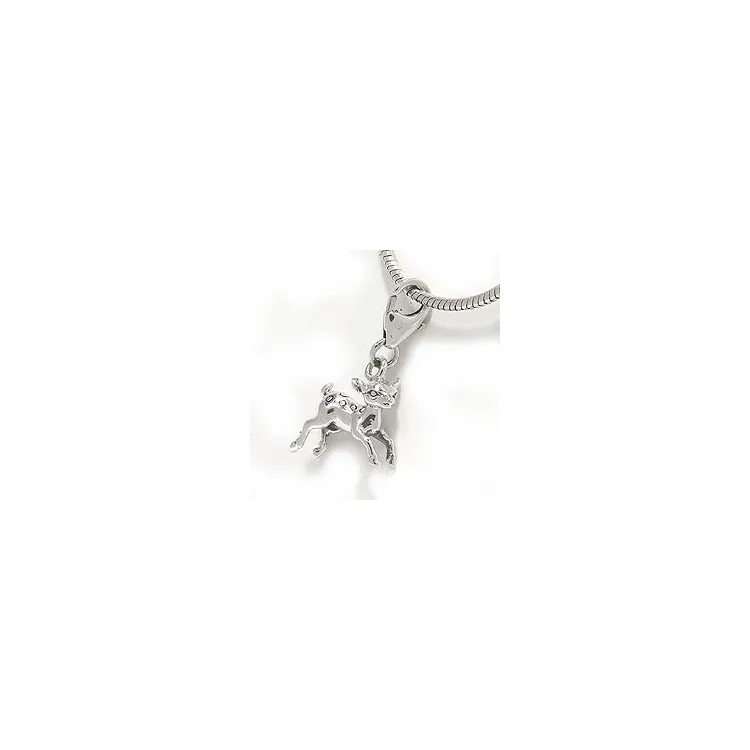 Rådjur charm i silver 