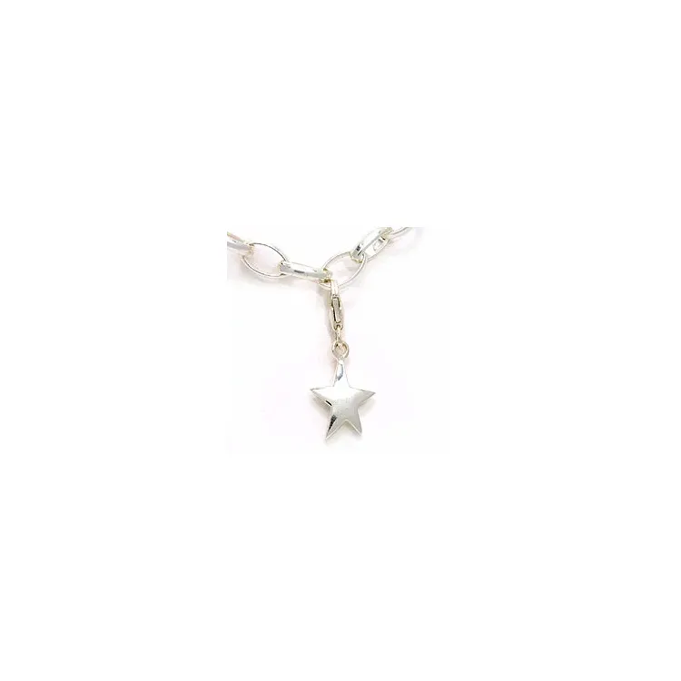 Stjärna charm i silver 