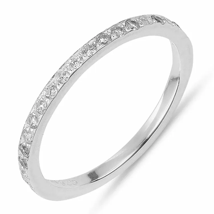 Tre i en ring i silver med oxiderat sterlingsilver med förgyllt silver