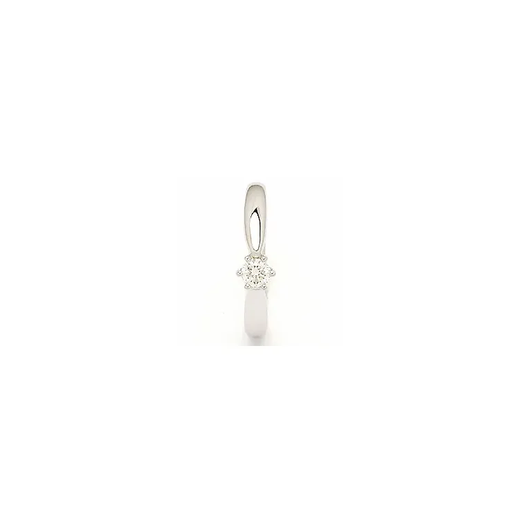 diamant vitguldsring i 14 karat vitguld 0,20 ct