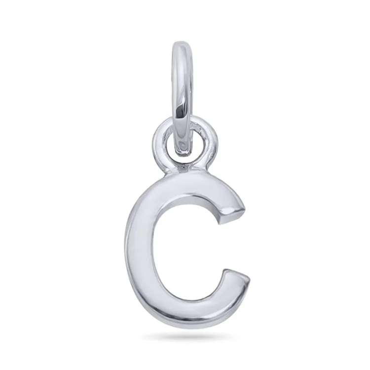 bokstav c hängen i silver - My Letter