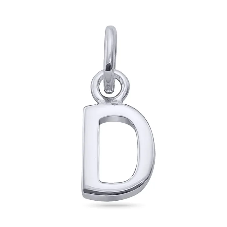 bokstav d hängen i silver - My Letter