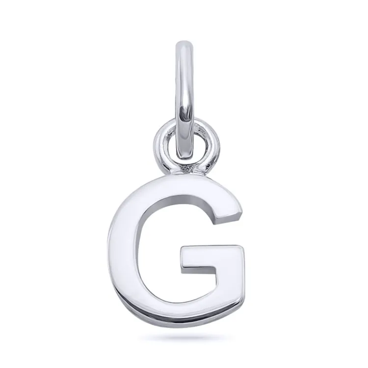 bokstav g hängen i silver - My Letter