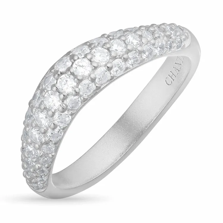 zirkon ring i silver - Lumé Illume