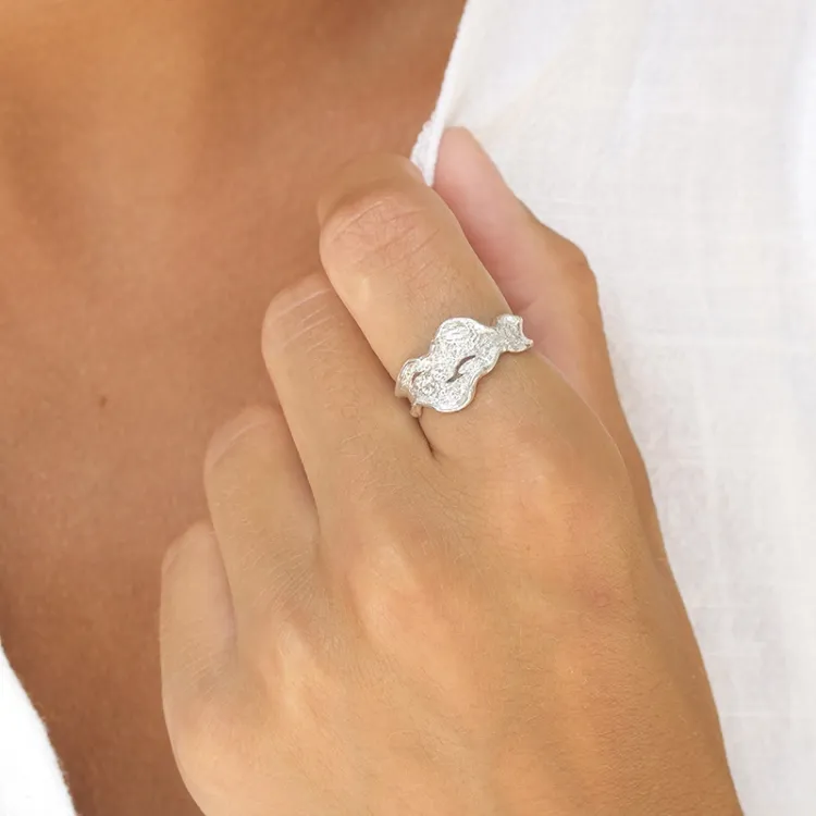 ring i silver - Lumé Etched