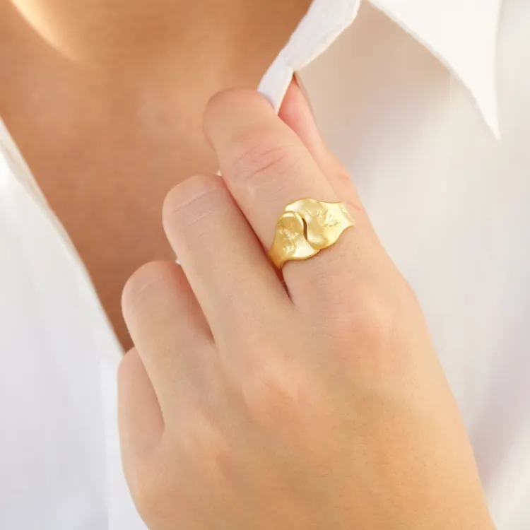 ring i förgylld mässing - Eliné