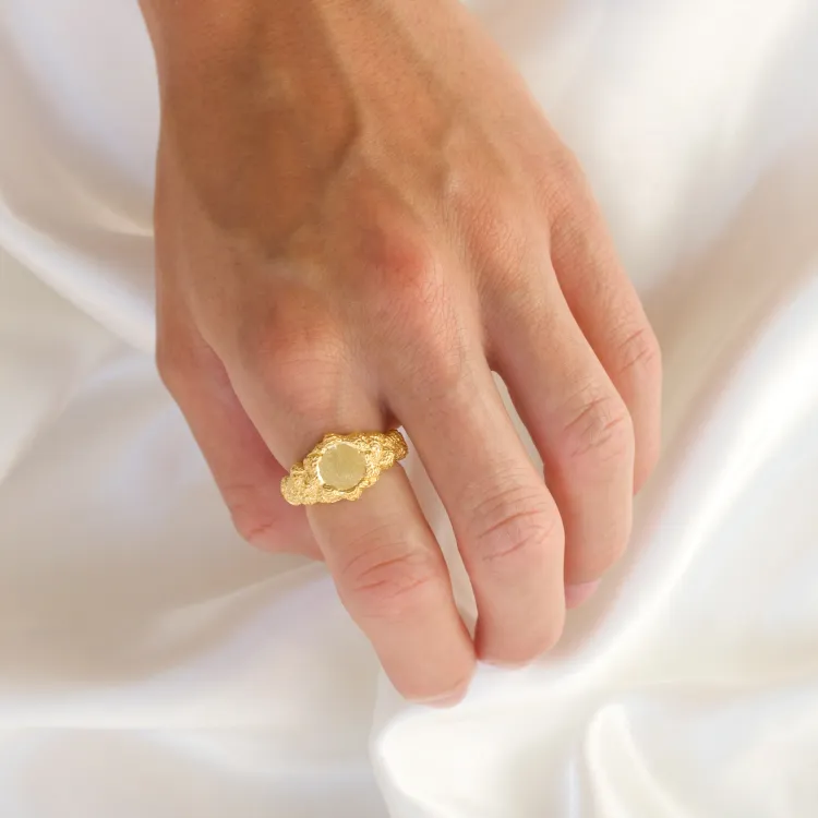ring i förgylld mässing - Eliné