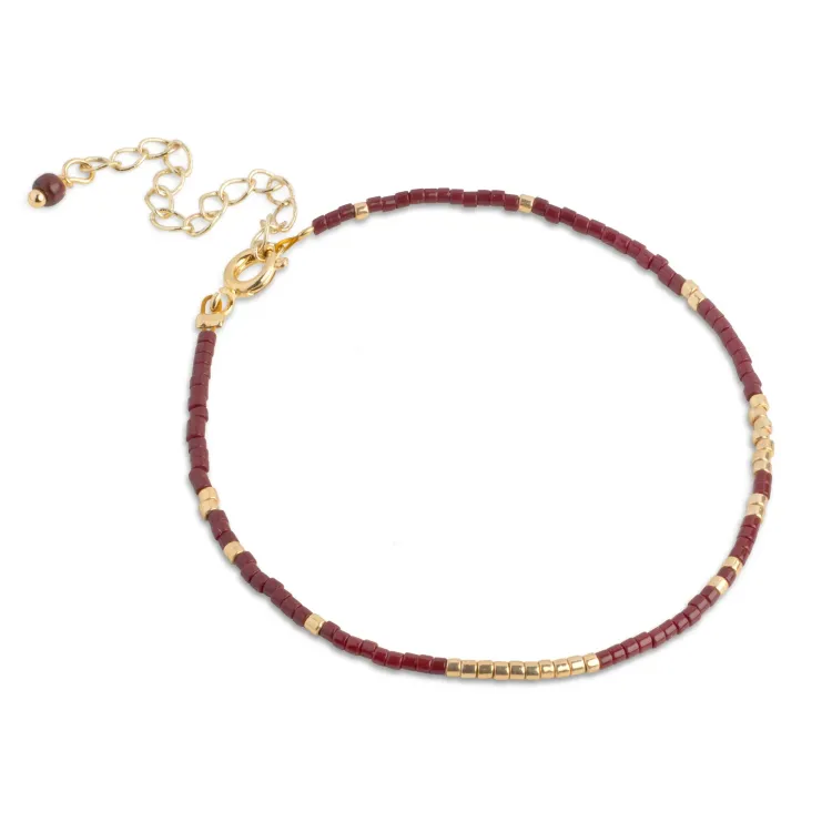Enamel Petra Copper armband i förgyllt silver